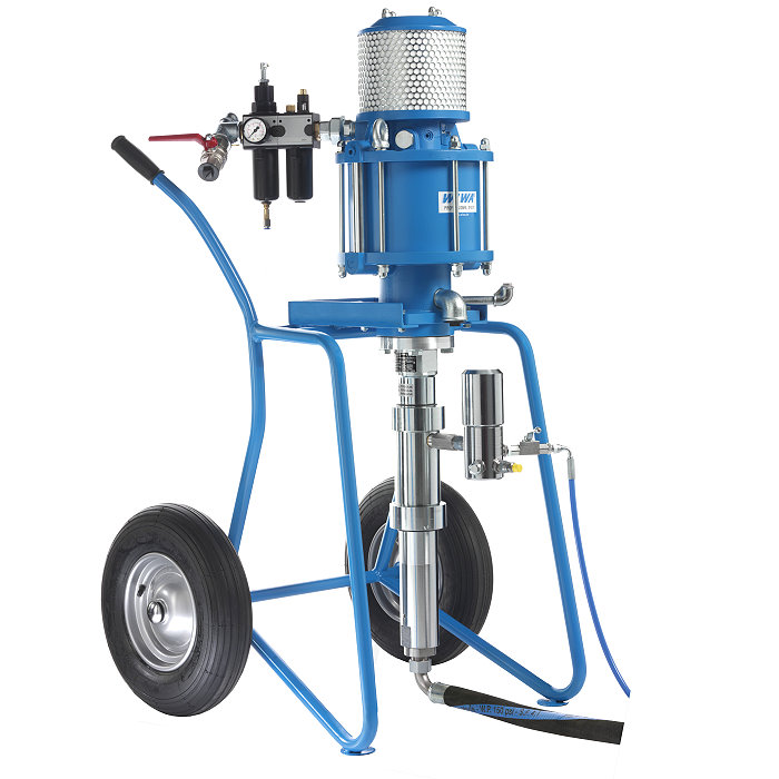Spraying System "WIWA Professional" With CART - For Medium Or High Viscosity Mat