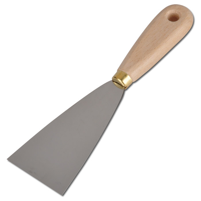 TLTY-S002 Spitzkellen-Set Aus Edelstahl – 5-teilig (6,8,10,12,14 Mm) Mit Holzgriff Für Fugen & Reparaturen