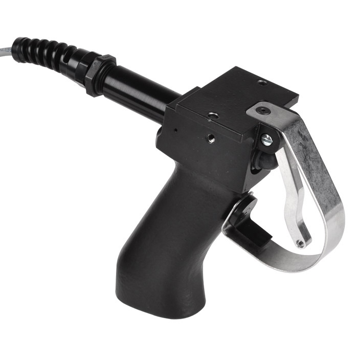 Poignée - pour opération manuelle - convient pour pistolet mélangeur 2-composant