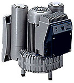 Sidokanal-kompressor - tvåstegig - luftkyld - frekvensomvandlare
