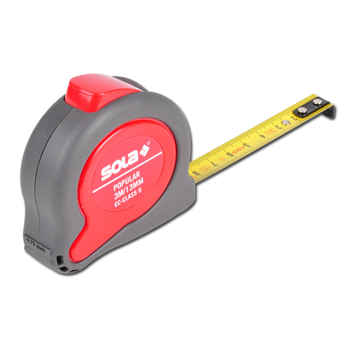 Tape Rules "Sola Popular II EC" - Steel Tape - Length 3 And 5 m