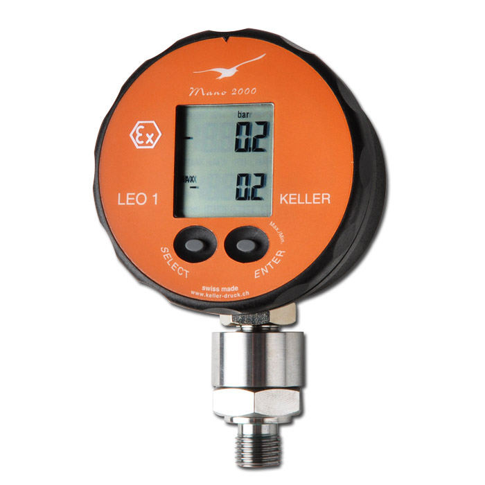 DigitalManometer Leo1 von 1 bar bis 1000 bar Kunststoff AG G1/4"