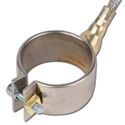 Collier de serrage chauffant/ collier chauffant pour buse en laiton - 230V - diamètre 40 bis 45 mm