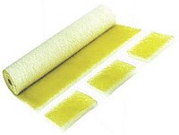 In fibra di vetro mat grossolana filtro antipolvere G3 (EU3) "polvere gialla-stop" forza del filtro di 50m, rotolo