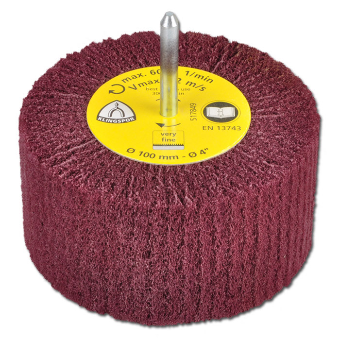 Klingspor NFS 600 Schleifmops - 10 Stück Vliesstifte Für Metall & Edelstahl