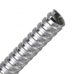 Tuyau de protection pour les câbles - en acier galvanisé - Ø intérieur 5 à 51 mm - Ø extérieur 7 à 56 mm - Prix au rouleau