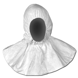 Occupational Safety - Disposable Tyvek Hoods With Elastic Band