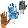 Stickade handskar med noppskikt