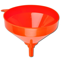 Plastic funnel with strainer - PE (polyethylene) - Ø 160 mm to 240 mm