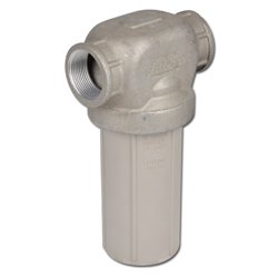 Filtro conduttura 124-AL - vaso filtro nylon / testa filtro alluminio