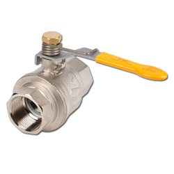 Ball valve - brass - spring-closing - female thread Rp 1/4" to Rp 2" - DN 8 to 50 - PN -0.98 to 65