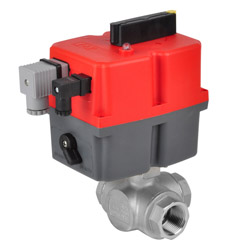 Ball Valves 3-way - Electrical Actuation - L- or T-bore - PN63