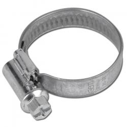 Slangklämma - DIN 3017 - bandbredd 9 mm - förzinkat stål - 8-320 mm