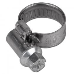 Wormthread-clamp - 1.4016 - clamping range 8 to 320mm - DIN 3017 - 9mm bandwidth