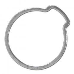 1-ear hose clamp material - galvanized steel from Ø8 to Ø18mm