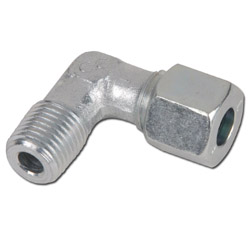 90 ° screw-in - Steel - inch (BSP) - Type L