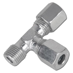 Connessione a vite L - Serie LL - acciaio zincato - tubo Ã Rohr 4 a 8 mm - AG M8 x 1 a M10 x 1 mm (con.) - PN 100