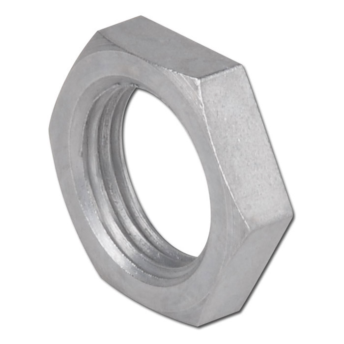 Nut for bulkhead fittings - Steel - Metric - Type L