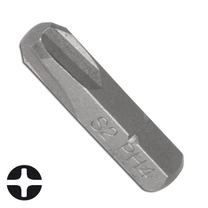 Cross bit  - 1/4" drive - 25 mm - chrome vanadium steel