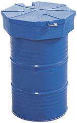 Barrel funnel - for 200 l of bunghole or lid barrels - filling volume 22 l - wit
