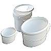 JOKEY - Plastic Bucket - Oval - White