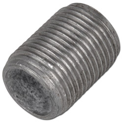 Nipplo semplice 531 - acciaio e zincato - da 3/8" a 1"