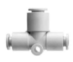 T-Connectors - PBT - tube outer Ø up to 16mm - 2x reductive diameter - PN up to