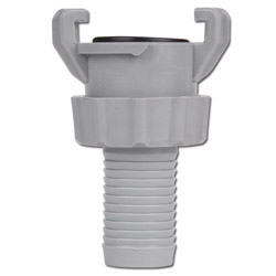 Giunto dentato - sistema GEKA - attacco manichetta con anello di regolazione - plastica