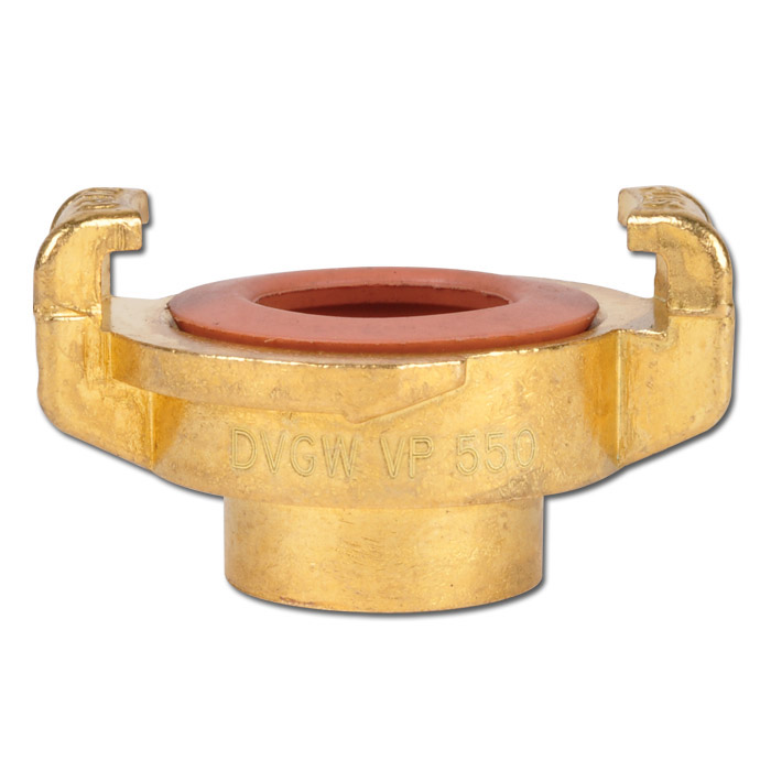 GEKA System - claw coupling - IT - brass - for drinking water