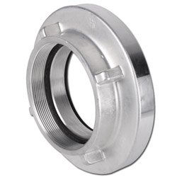 Storz fixed coupling - size 110-A to 150 - female thread G 4"-6" - PN 16 bar - aluminum, brass and stainless steel