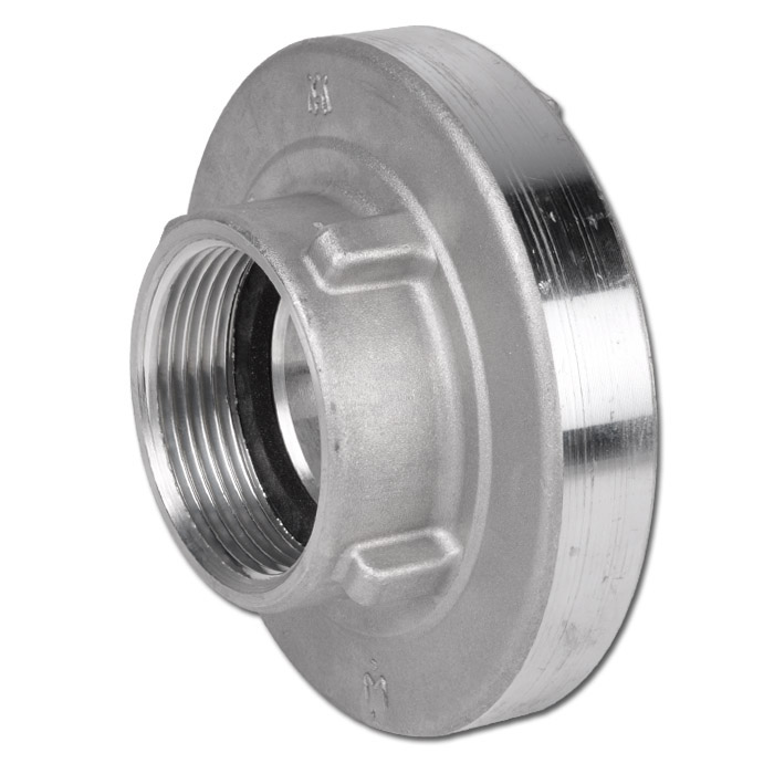 Storz fixed coupling - 52-C - female thread G1" to 2 1/2" - PN 16 bar - aluminum, brass and stainless steel
