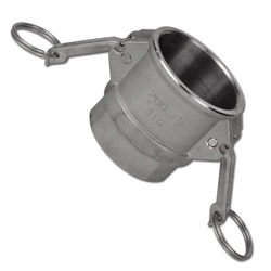 Restposten -  Hebelarmkupplung - KamlokTyp D, Mutterteil - Innengewinde 2 1/2" -  Aluminium - nach DIN 2828