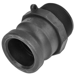 Camlok coupling Type F - male part - PP - 1 / 2 "to 4"
