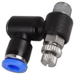 Throttle Ball Valve - Standard - Exhaust Air Regulation - With Knurled Head Scre