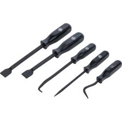 Skrobak i hakiem set "BGS" - 5-pc. - Black utlenia się i odchodzą - w polu kolorów