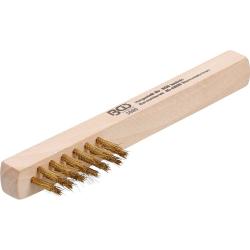 Brosse pour bougies d'allumage Longueur 140 mm Fil de laiton "BGS