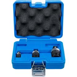Zestaw przegubów kulowych - 3 sztuki - napęd 6,3 do 12,5 mm / 1/4" do 1/2" - wyjście 6,3 do 12,5 mm / 1/4" do 1/2"