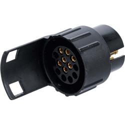 Adapter do złącza przyczepy - obudowa z tworzywa sztucznego - 7 do 13 pin -