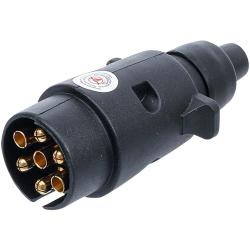 Trailer plug - uppdelat horisontellt - - med skruv 7 stift