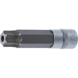 Bit insert - T-profile with bore - drive 12.5 mm (1/2 ") - size T100 x 110 mm