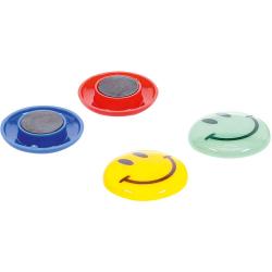 Magnet-Satz - Ø 40 mm - 4-teilig - "Smile"