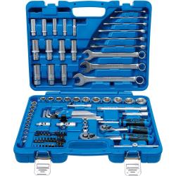 Steckschlüsselsatz - SW Imperial - Kør 1/4 "+3/8" - 92 stykker - Materiale krom