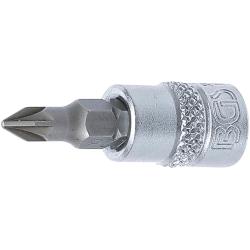 Teräsisä 1/4" - POZI (PZ)