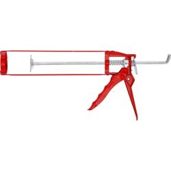Caulking pistolet - długość 300 mm - kolor pomarańczowy malowane - typ szkieletowych