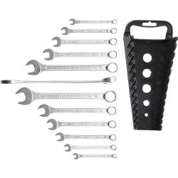 Kiintolenkkiavain Set - CV-teräs - 6 22 mm - 12 kpl - DIN 3113 - in Kunin