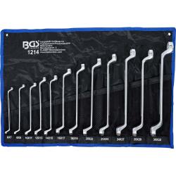 Double Ring Spanner Set - 12-Partite - 6x7 To 27x32 mm