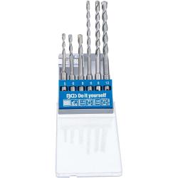 Hammer-Bohrersatz mit SDS-Schaft - 6-teilig - Hartmetallspitze