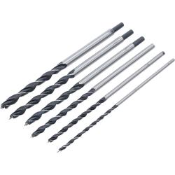 Holzbohrersatz - 6-teilig - 6, 8, 10, 12, 13 u. 14 mm