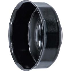 Steel Panel Oil Filter Cap - Black coated 65 mm x 14