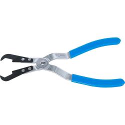 Door clip-release clamp overall length 220 mm dip insulated "BGS"